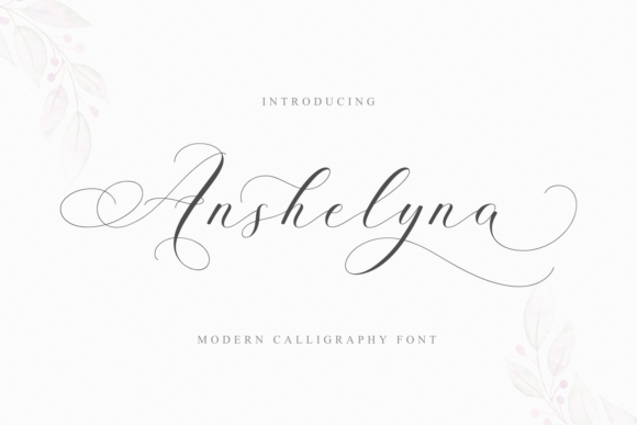 Anshelyna: Sweet and Elegant Handwritten Font for Modern Projects