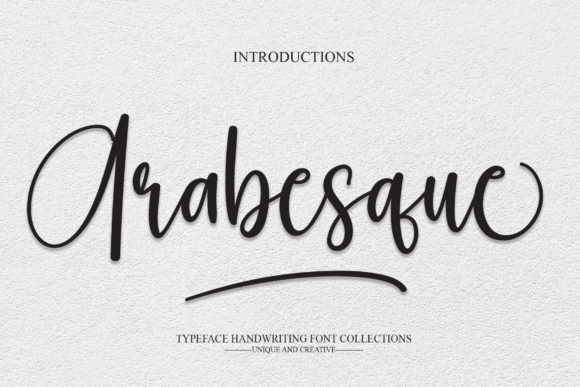 Arabesque: Your Stylish Script Font for Creative Projects