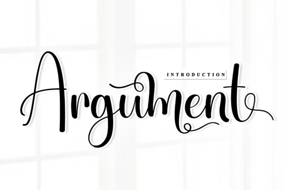 Argument: The Handwritten Font That Brings Your Designs to Life