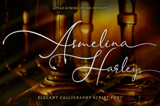 Asmelina Harley: A Font with Flowing Swashes and Romantic Flair