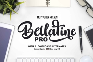Bellatine: A Bold & Strong Handwritten Typeface