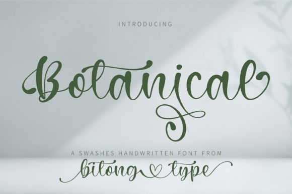 Botanical: A Flowing Handwritten Font for Creative Projects
