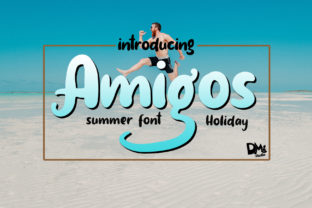 Capturing Summer Vibes: The Amigos Handwritten Typeface