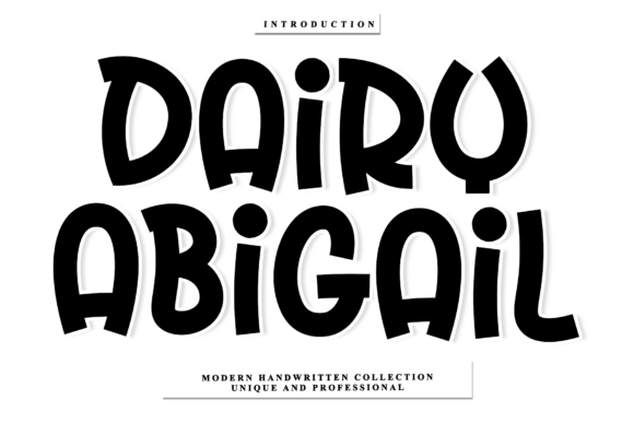 Dairy Abigail: A Sweet Handwritten Font for Elegant Designs