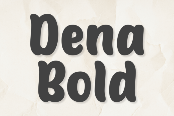 Dena Bold: The Handwritten Font That Brings Instant Joy