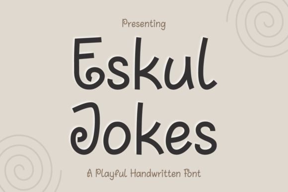 Eskul Jokes: The Playful Font for Joyful Branding