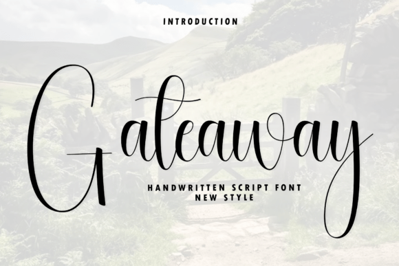 Gateaway: A Handwritten Script Font for Elegant Journeys