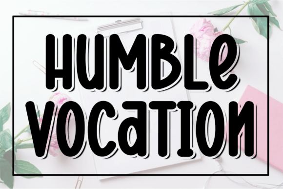 Humble Vocation: The Signature Script for Modern Branding