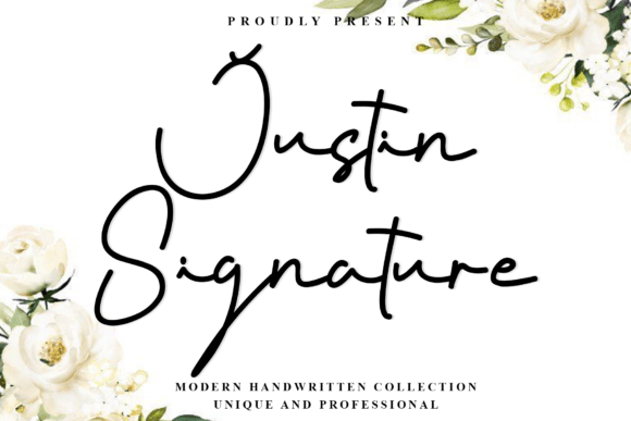 Justin Signature: The Modern Handwritten Font for Elegant Branding