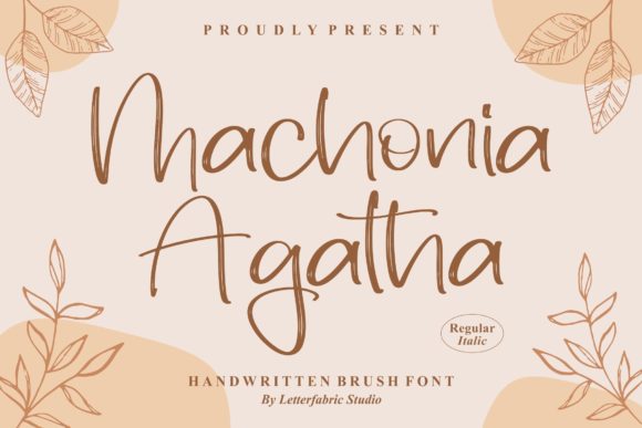 Machonia Agatha: The Font That Writes with Soul