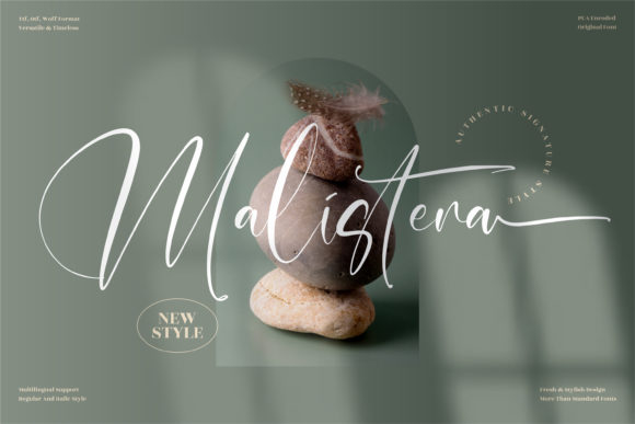 Malistera: Elevate Your Projects with Timeless Script Style