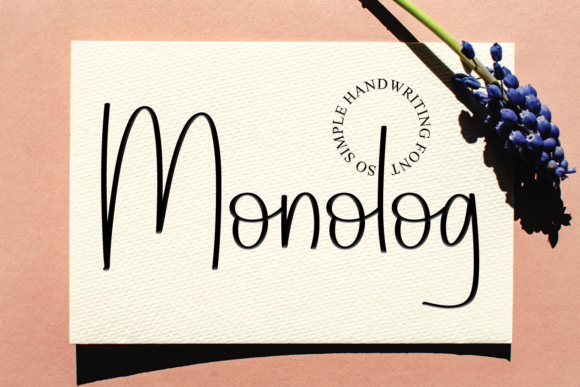 Monolog: The Handwritten Font That Balances Charm and Clarity
