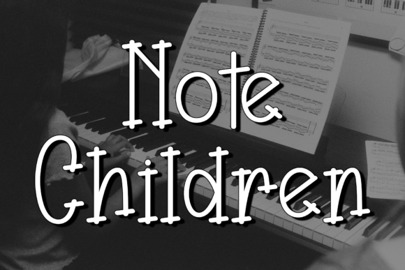 Note Children: An Elegant Handwritten Script for Modern Projects