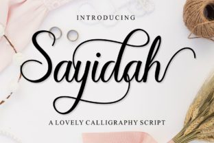 Sayidah: The Handwritten Font with a Playful Twist