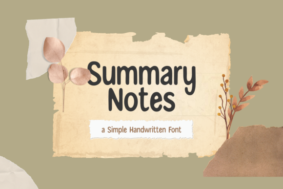 Summary Notes: The Handwritten Font That Feels Like a Friend