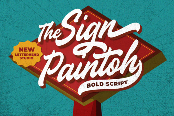 The Sign Paintoh: A Bold Retro Typeface for Modern Designers