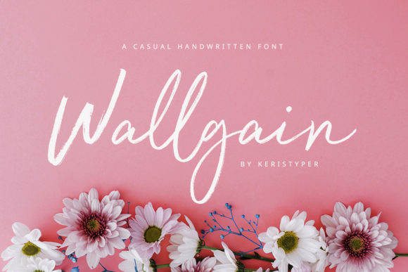 Wallgain: The Rustic Handwritten Font for Authentic Projects